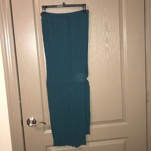 High slit maxi skirt
